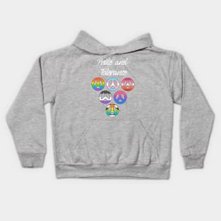 Pride and tolerance lgbt Kids Hoodie